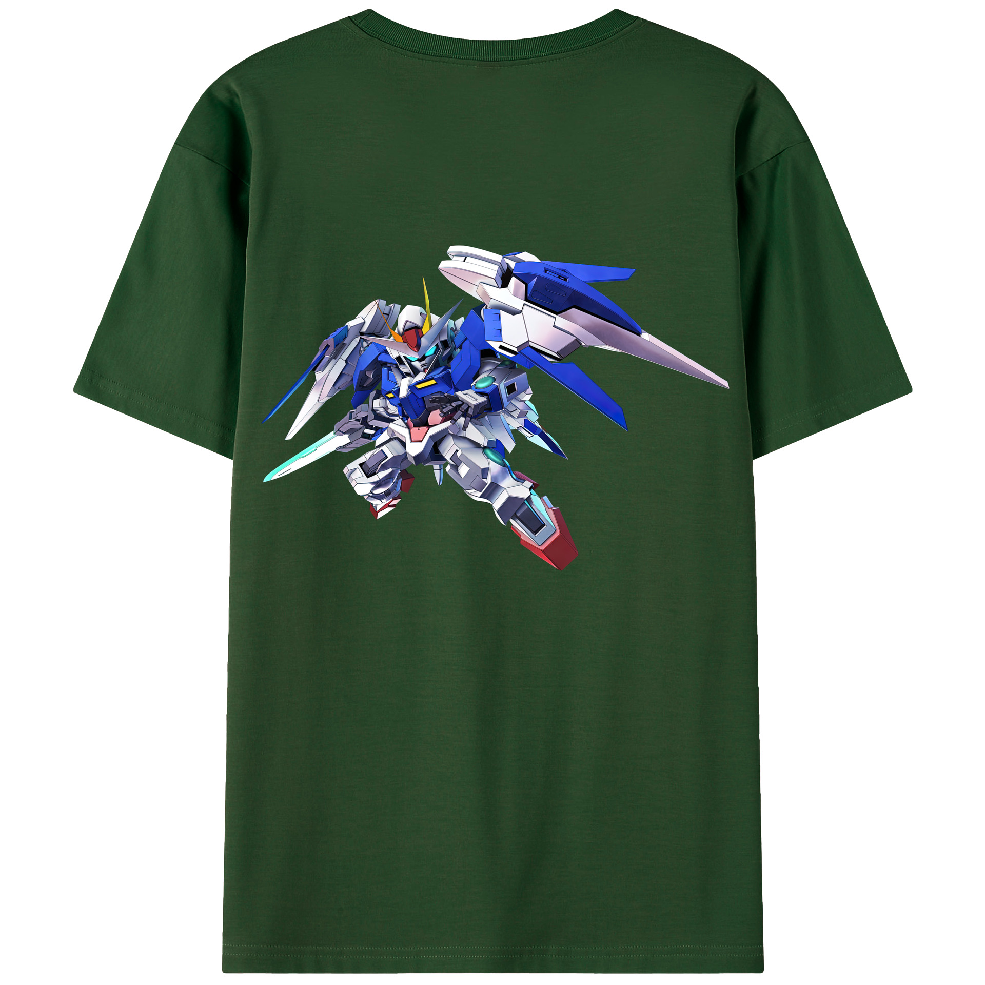 （画像用） 機動戦士ガンダム Mobile Suit Gundam 綿100％半袖Tシャツ（背面プリント）